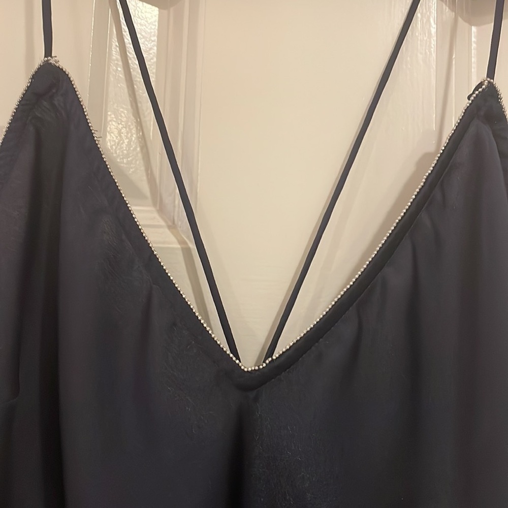 BA&SH navy blue cami top.